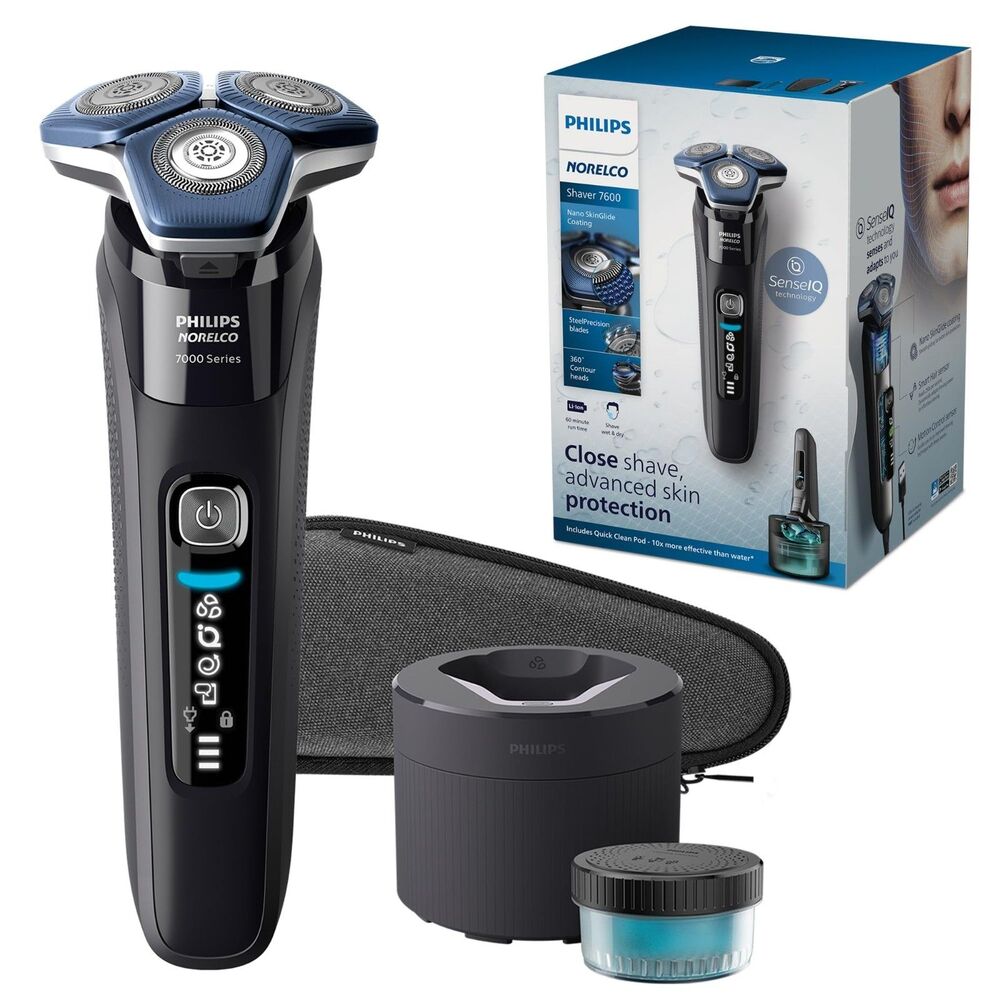 Philips Norelco 7000 Wet Series S7886/84 Sense Men's IQ Shaver - Black